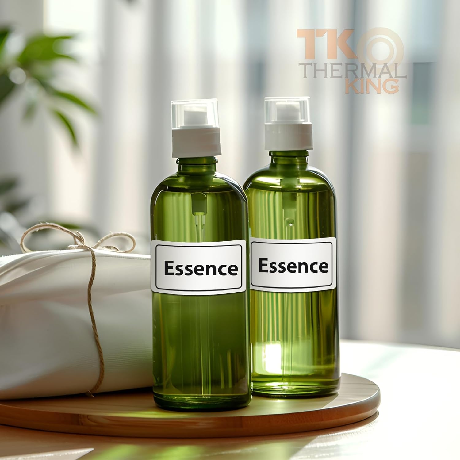 1 Roll 2" x 1" 1000 Blank Thermal Labels, White Perforated Strong Adhesive Water Resistant Stickers for Mailing Shipping Barcode (1,000 Labels/Roll) - Image 8