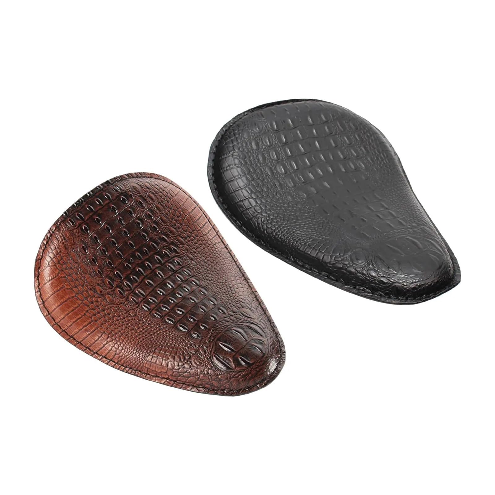 Coprisedile moto Cuscino del sedile per moto Sella piatta Cafe Racer in pelle universale per Su&zuki Bobber Chopper Cuscino per sedile per moto Cuscino comfort