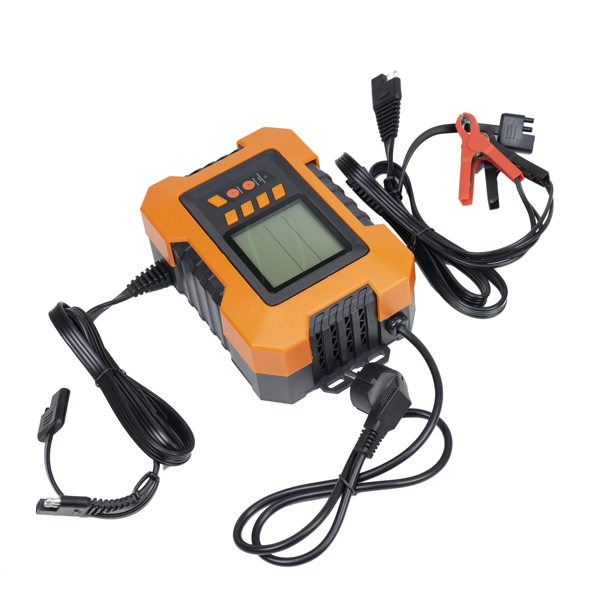 PNI Ładowarka i prostownik C120 do akumulatorów samochodowych, wejście 230 V, 12 V 2 A, 4 A, 8 A, wyjście 12 A, 2 porty USB