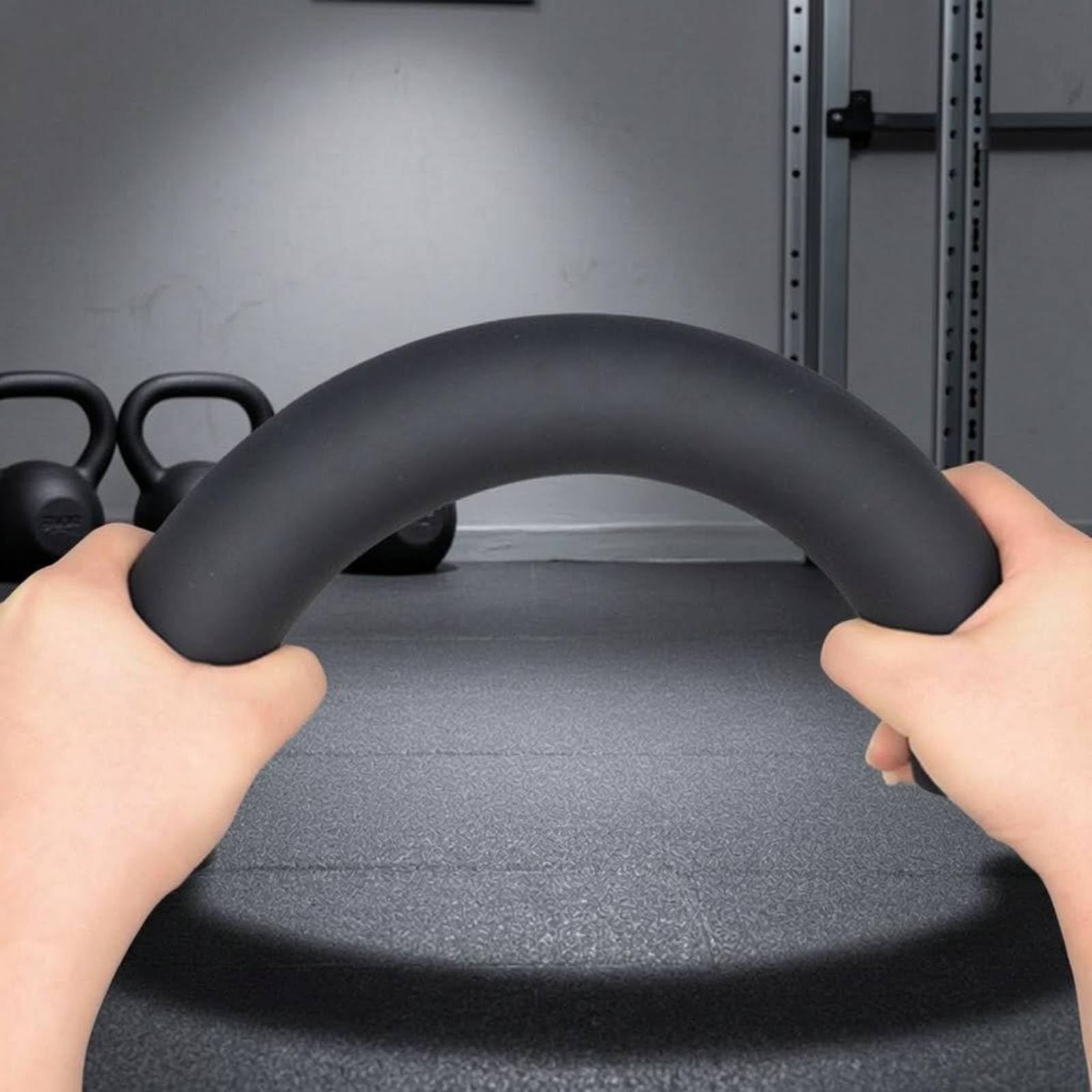 Homyl Fitness Training Dumbbell Innovativo Manubrio Sagomato per Potenziamento Muscolare E Flessibilità Impugnatura Antiscivolo Touch Struttura Ferro E