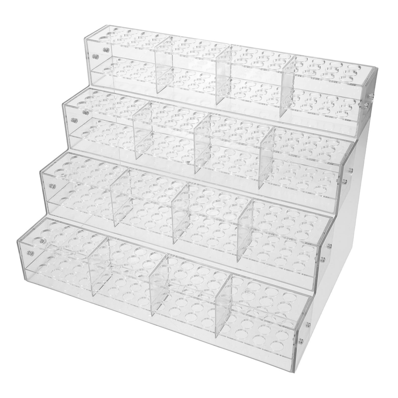 Porta Penne da Scrivania a 4 Livelli 192 Scomparti in Pet, Organizer per Penne e Pennelli Design a Gradini, per Back To School Party e Studio Artistico