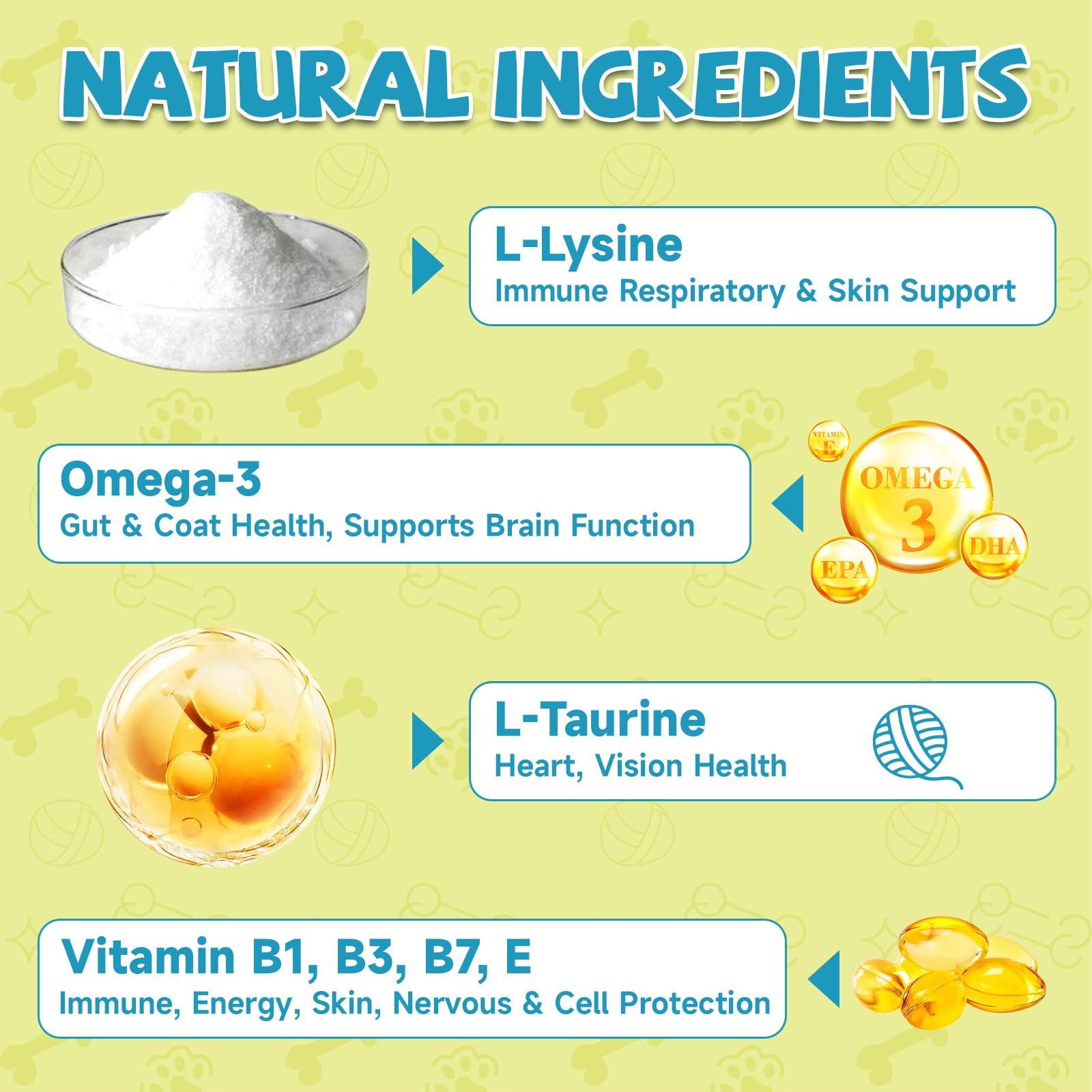 L-Lisina per Gatti Gattini – Pasta Gatti Lisina Supporto Immunitario, Sollievo da Starnuti, Raffreddore, Occhi che Lacrimano, Taurina, Omega-3, Vitamine