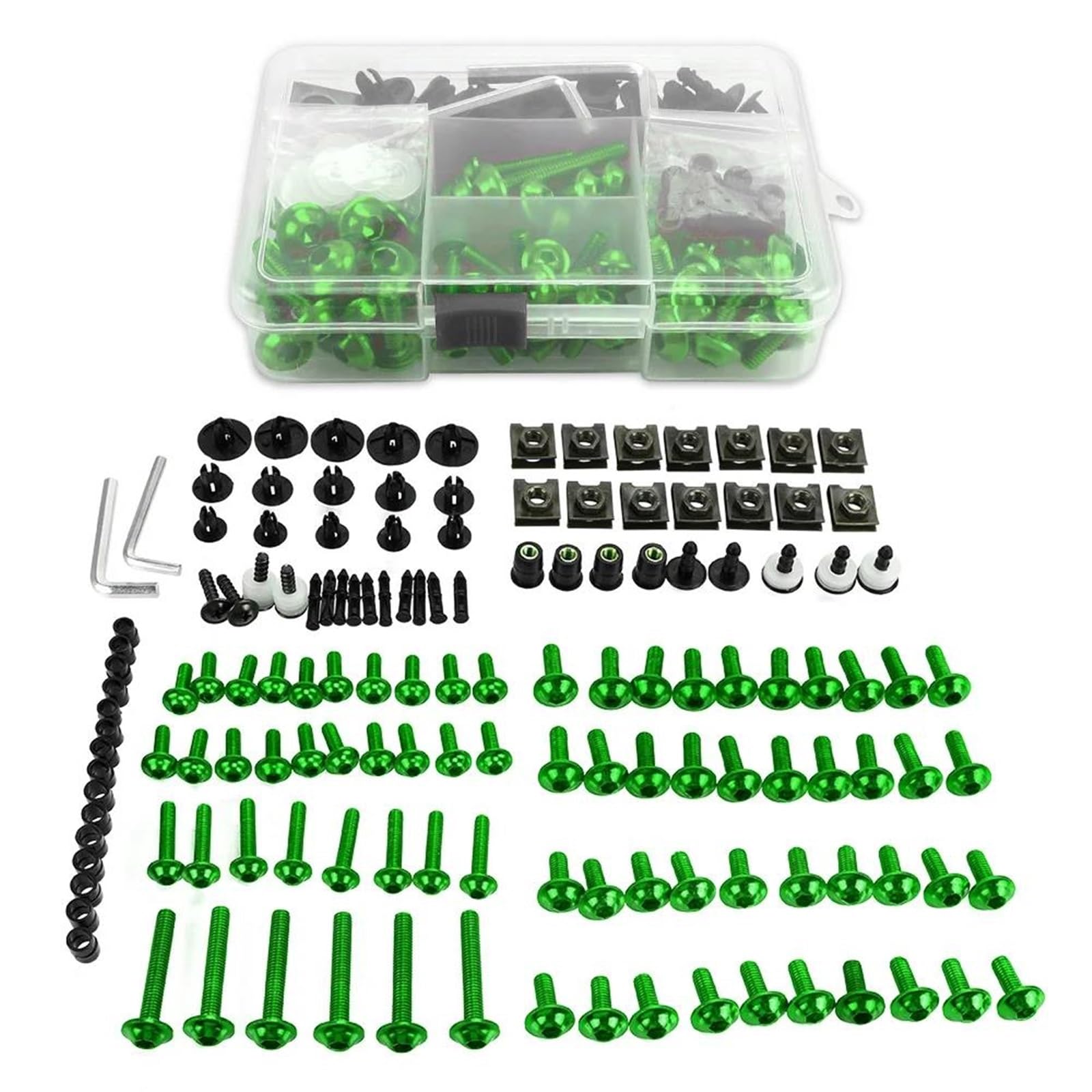 Dadi Clip Kit Di Bulloni Per Carenatura Moto Per Per ER5 Per ER6F Per ER6N Elementi Fissaggio Per Cupolino Set Viti Fissaggio Moto