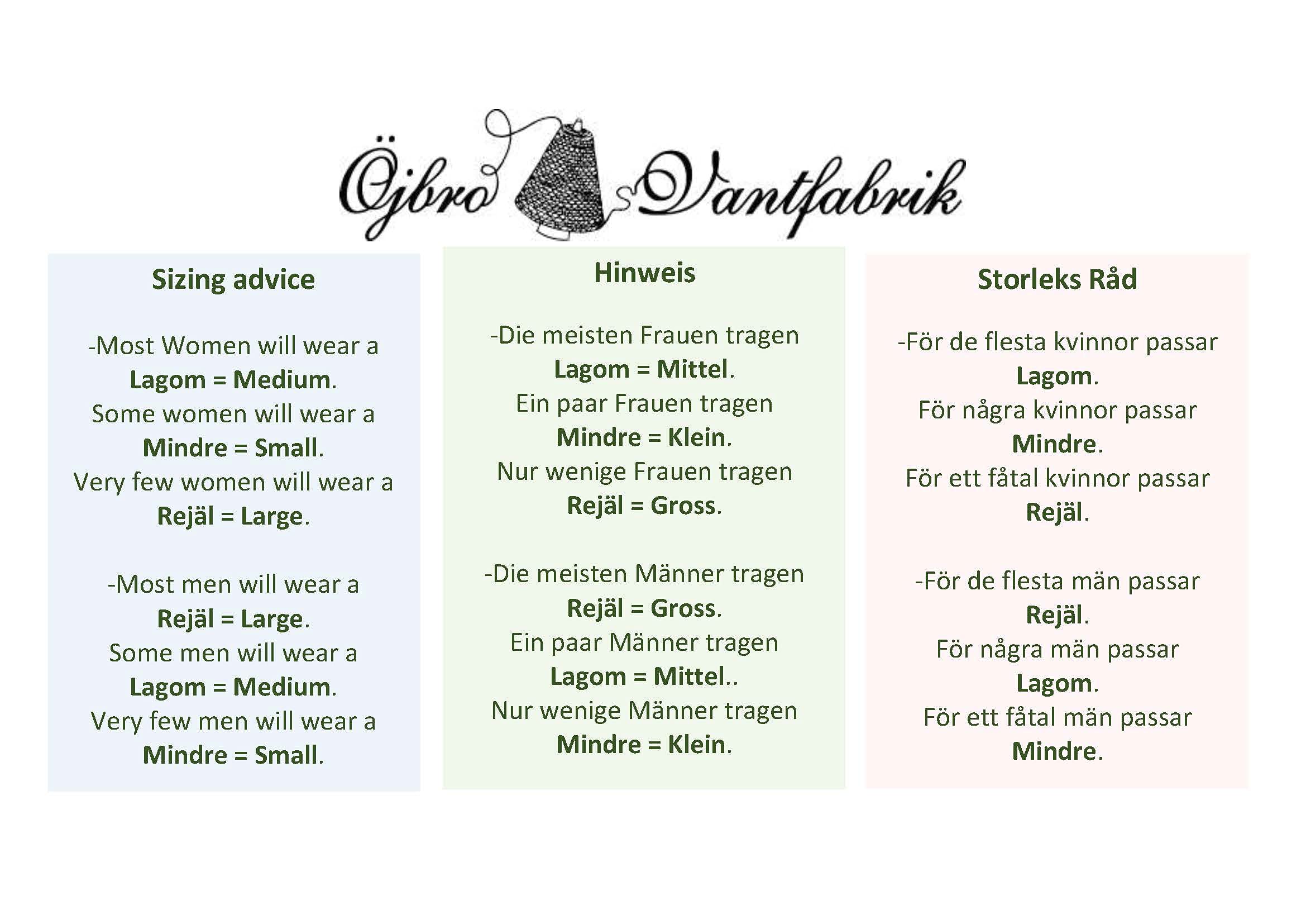 ÖJBRO VANTFABRIK "Lycksele guanti a maglia 100% lana merino L (10-11) caldi, morbidi – Made in Svezia