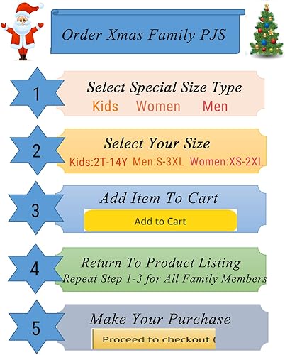 Vista 7 de YIJIU Pijamas de Navidad con estampado de ciervos y tótem de manga larga