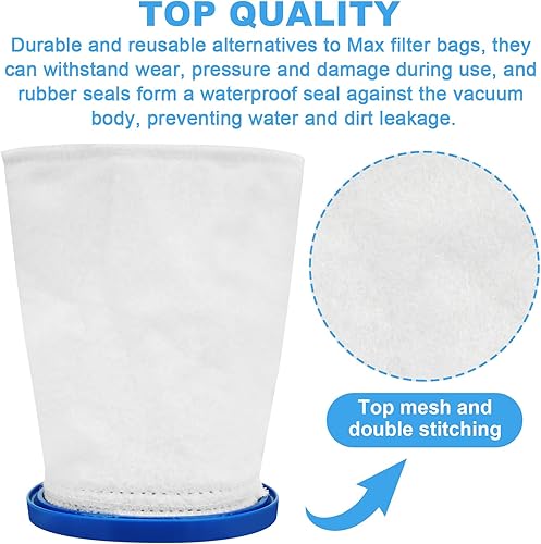 Miniatura 2 de Bolsas de microfiltro, bolsa de filtro multicapa X-treme para Pool Blaster Max, iVAC C2, iVac 250, Volt FX-4, Catfish Ultra y Jacuzzi JPV200