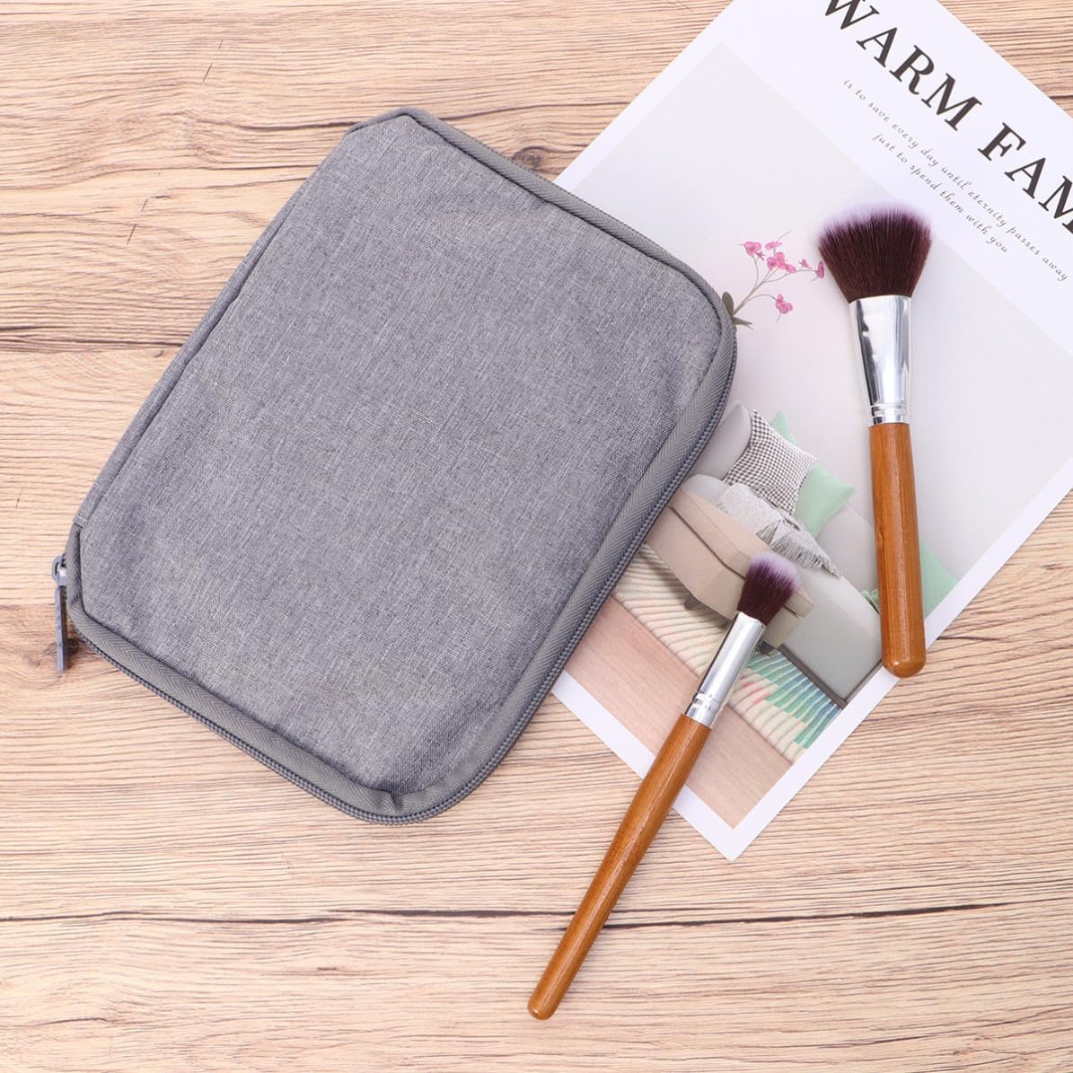 Watch Strap Storage Bag Big Capacity Nylon Sponge Portable Case