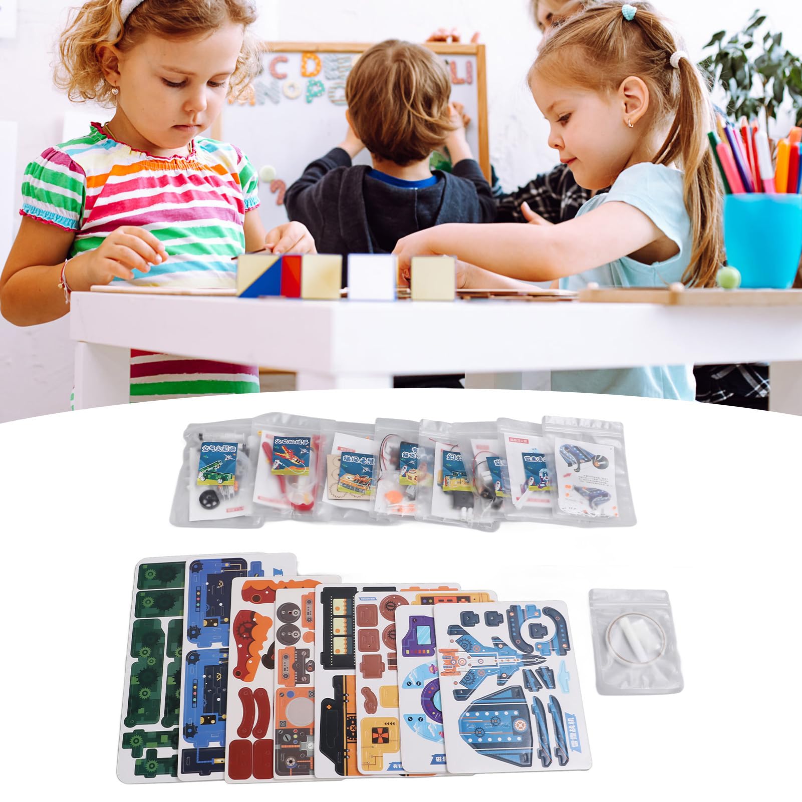 Kit de Proyectos Stem, Accesorios Completos, Kit Educativo para Estimular el Interés en el Aprendizaje, Científico para Cultivar la Creatividad del Pensamiento, Mejorar Las Habilidades
