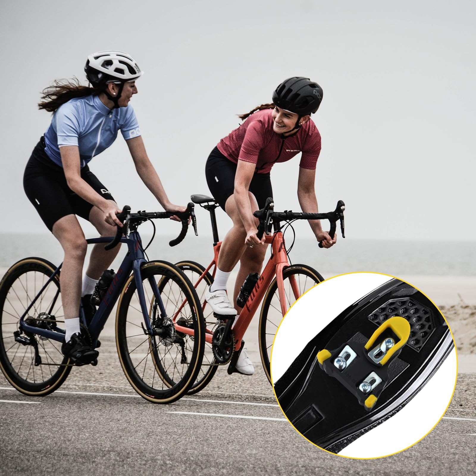 BV Tacchetti Per Bici Compatibili Shimano SPD SH51 E Look X-Track - Set Per MTB E Spinning