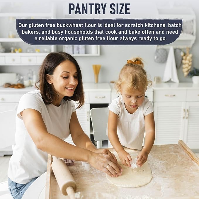 Harina de Alforfón Orgánica Great River Milling 5 lb miniatura 5