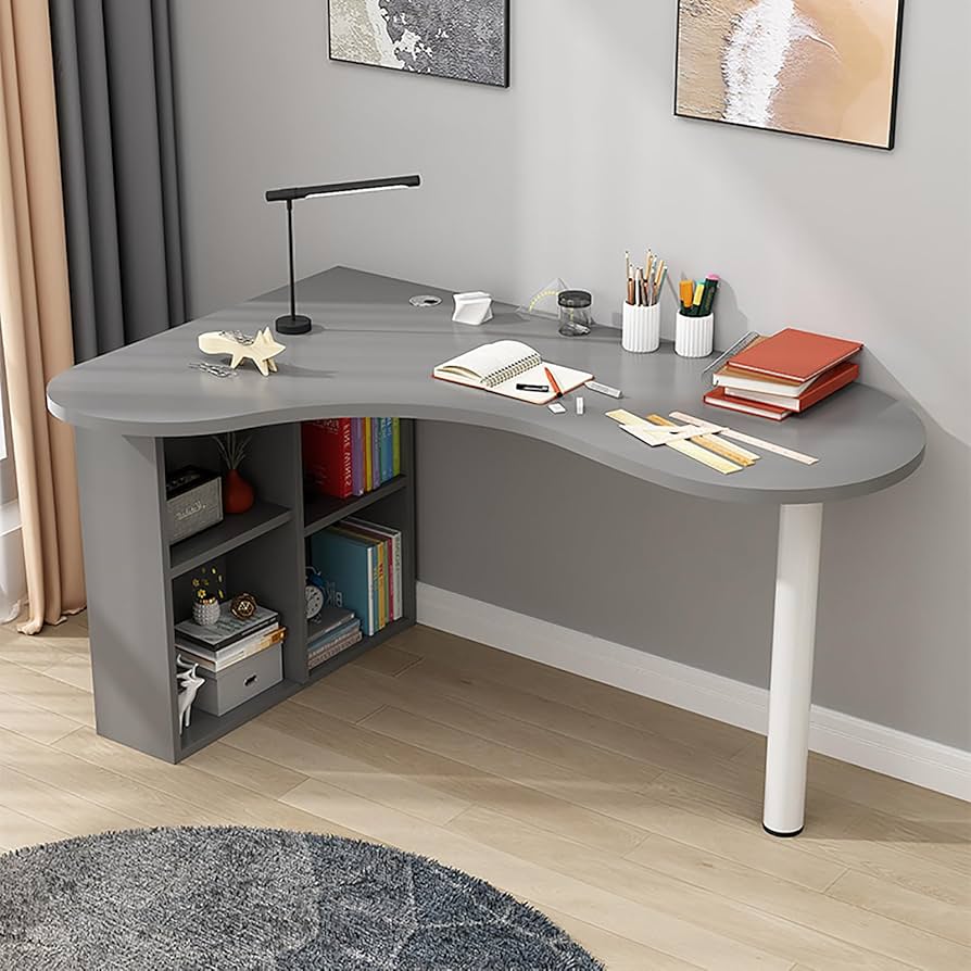 Amazon.co.jp: REBOTZ パソコンデスク l字デスク 収納