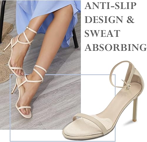 Miniatura 3 de Almohadillas metatarsianas para mujer, almohadillas antideslizantes para zapatos de punta abierta, cojines de bola de pie, relleno de zapatos,