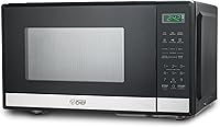 Vista 12 de Microondas Commercial CHEF de 0.7 pies cúbicos con 10 niveles de potencia, microondas de 700 W con pantalla digital, con cerradura de seguridad