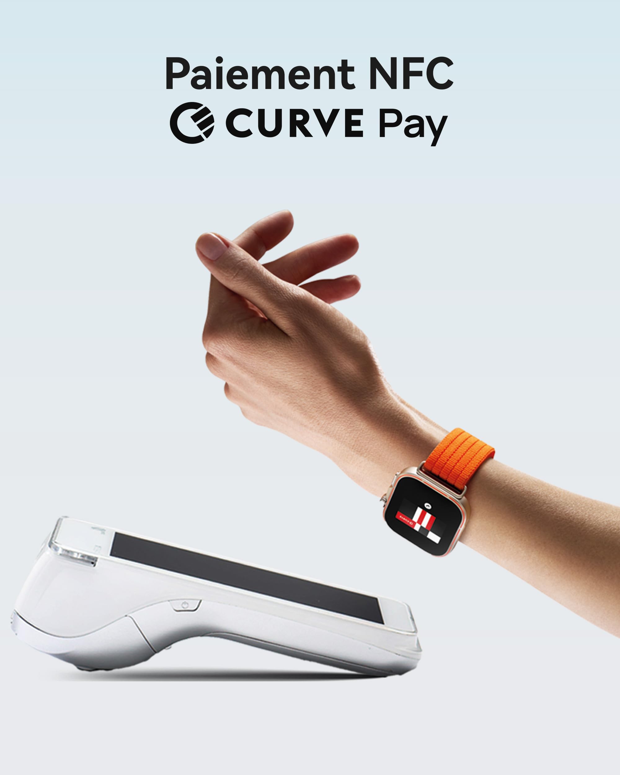 HUAWEI Watch FIT 5 Pro Montre connectée GPS ECG Écran AMOLED 1,92'' Verre Saphir Résistance à l'eau 5 ATM NFC Orange