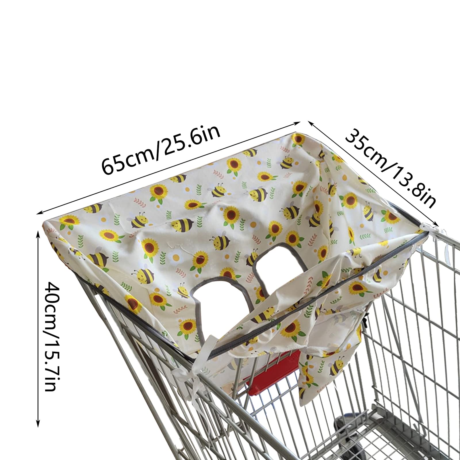 Bebé Cubierta de la Alta Silla del, Lavable Máquina Funda Plegable para Carrito Bebé, Carrito de Compras Cubierta para Silla, para Bebes o Niños Pequeños