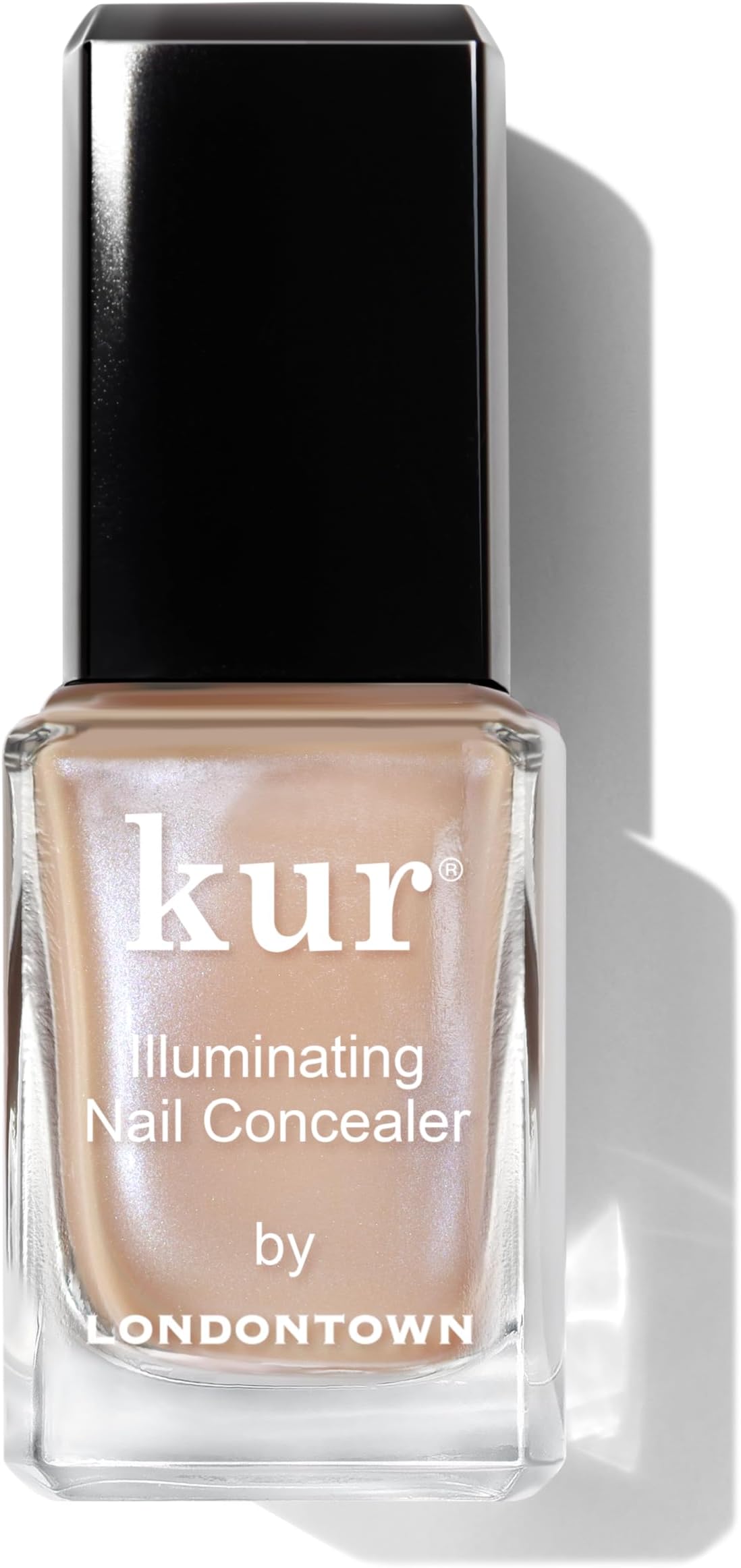 Illuminating Nail Concealer - Sheer Brightening Nail Polish & Strengthener for Yellowing, Damaged or Discolored Nails, Natural Nail Perfector, 21+ Free, 0.4 Fl Oz