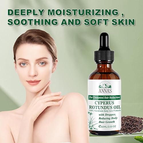 Miniatura 7 de Aceite Cyperus Rotundus para depilación, aceite de Chipre 100% natural, fórmula orgánica recomendada, reduce el crecimiento del cabello, alivia la