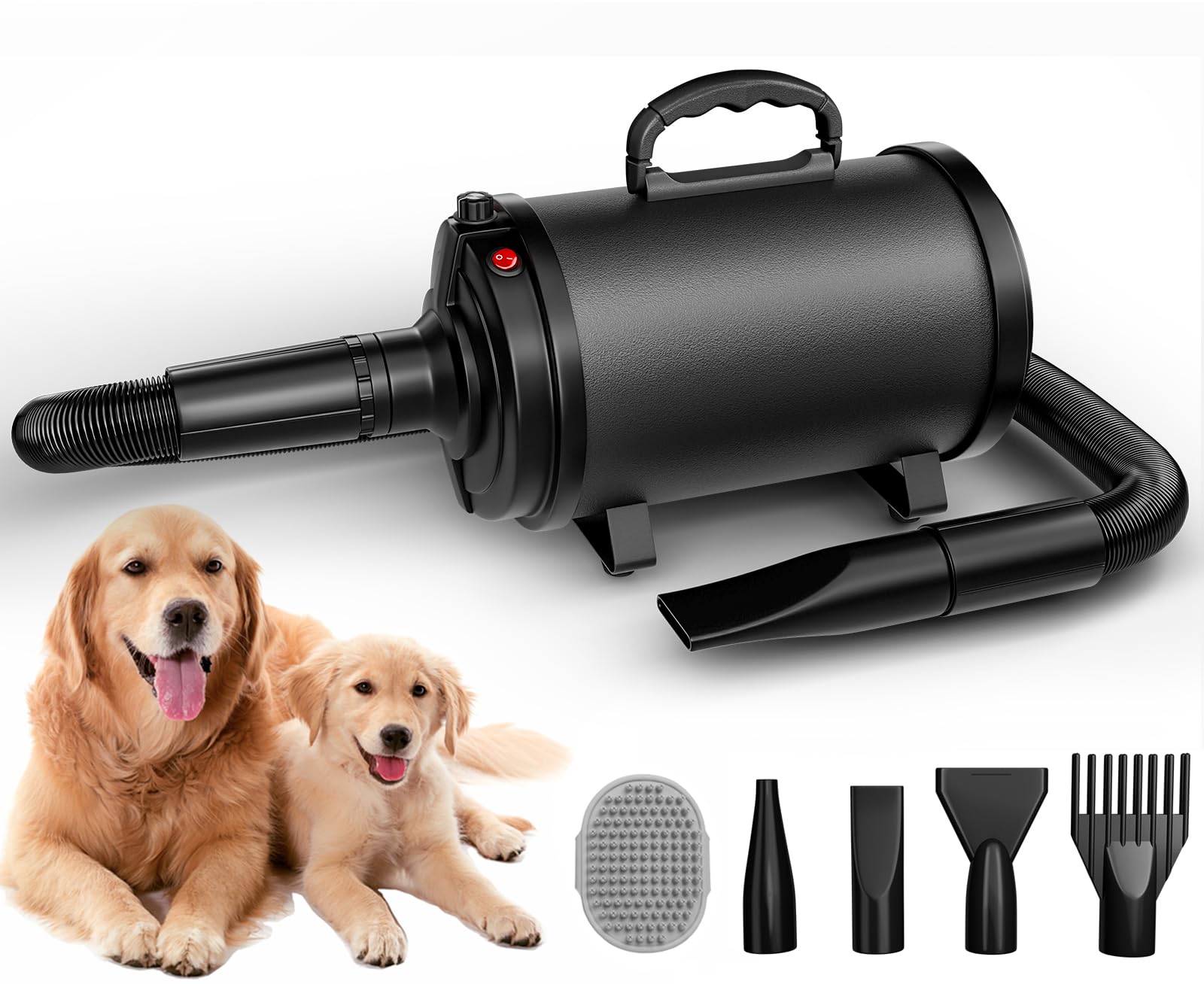 新品◆Blanlodyペット用ドライヤー3200W低ノイズ50dB犬用ドライヤー Amazon | Blanlody 犬 ドライヤー 4.5PS / 3200W 低ノイズ 50dB