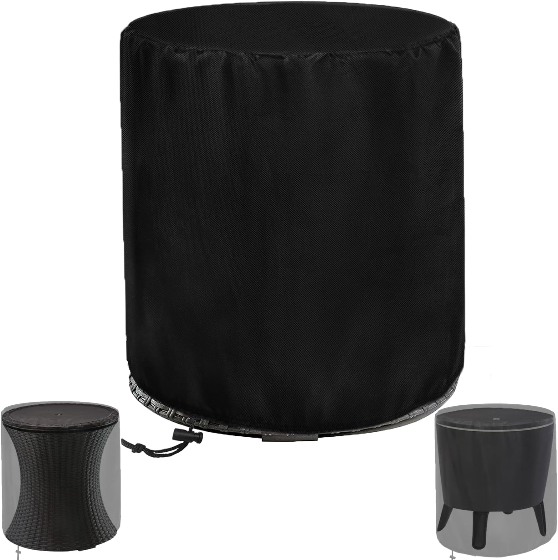 Patio Cooler Bar Table Cover For Keter Pacific 7.5 Gallon Cool Bar, Waterproof Outdoor Cool Bar Table Cover For Keter Beer And Wine Cooler Side Table, 21" D X 23" H