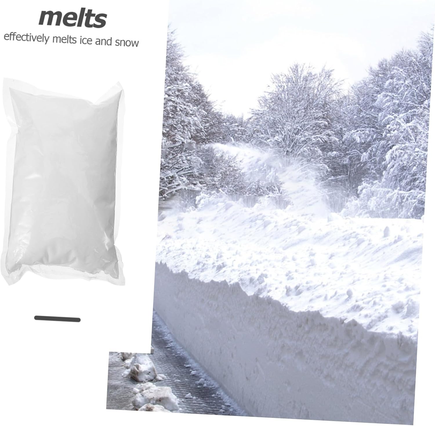 BESPORTBLE 1pack Snow Melting Agent Ice Dissolving Material for Maintenance Fast-Acting Particle Formula Prevents Dangerous Ice Patches