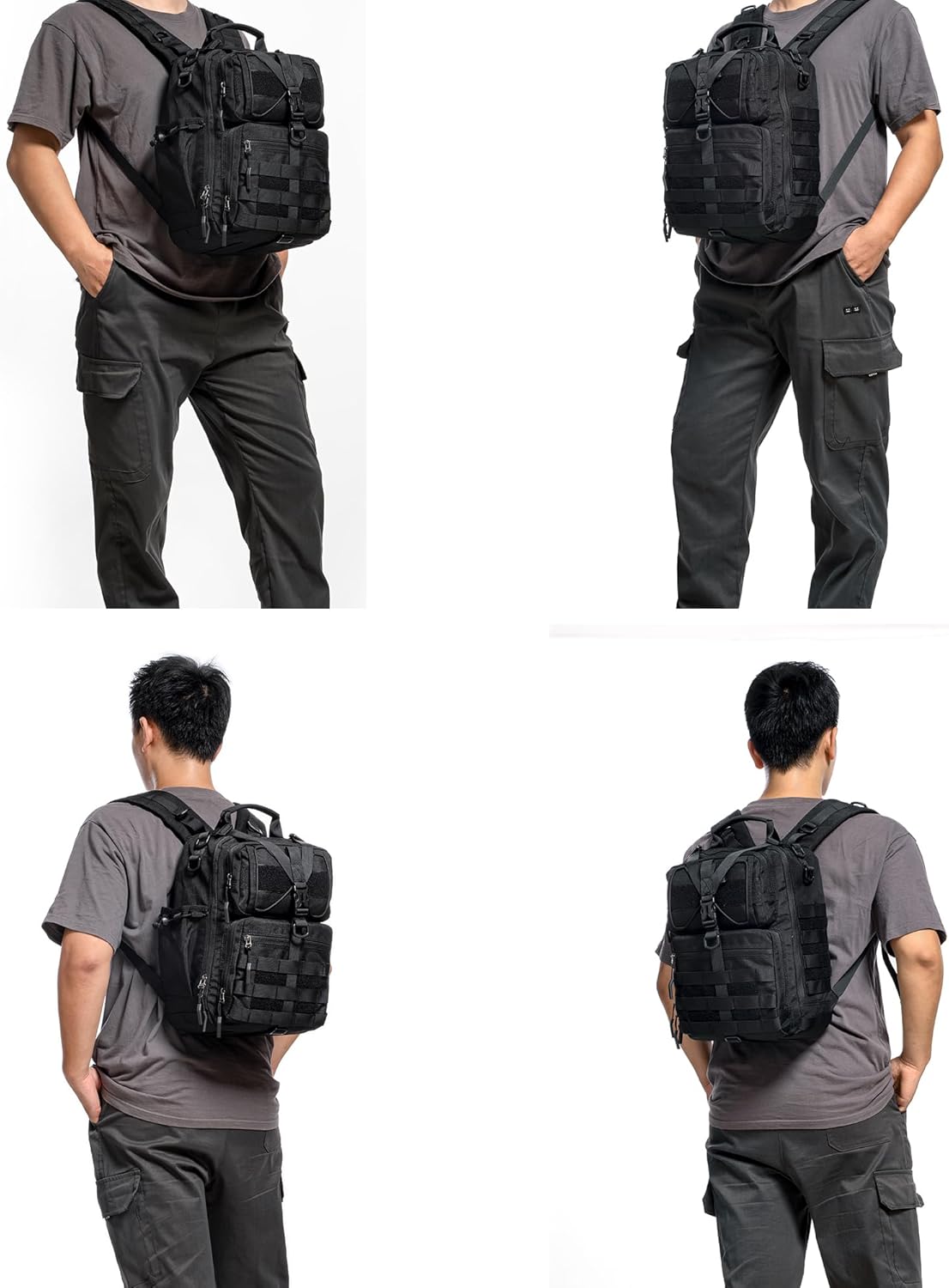 NICGID Tactical Military Backpack Daypack Molle Army Assault Pack Bug Out Bag Travel Fishing Hiking Trekking Rucksack - Image 7