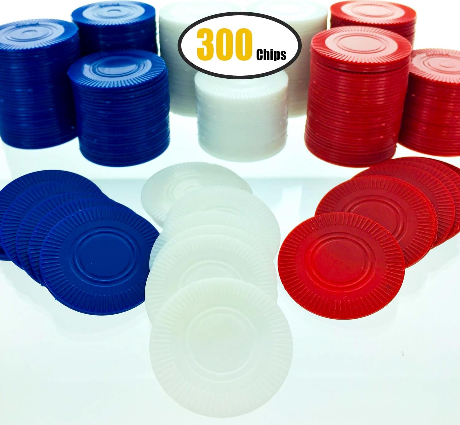Amazon.co.jp: GiftExpress プラスチックポーカーチップ 300枚