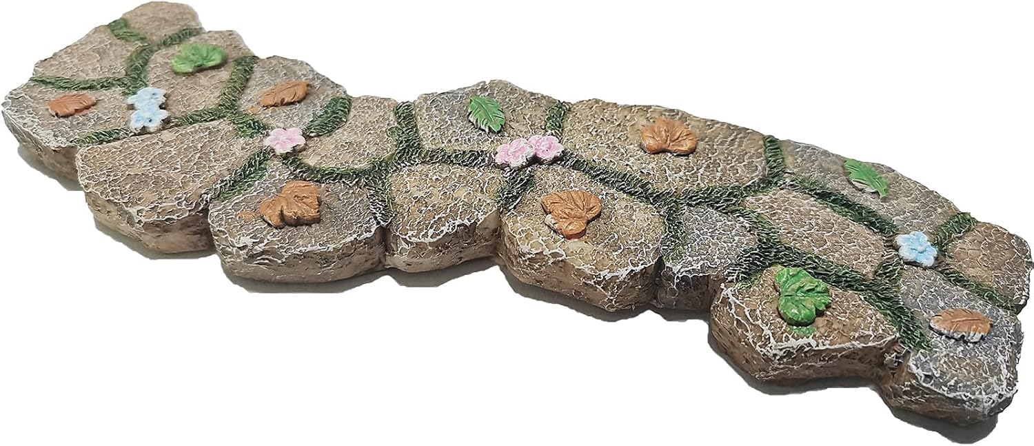 Fairy Garden Walkway Path, Fairy Garden Pathway, Fairy Garden Accessories, Stone Path, Dollhouse Road Way, Micro Miniature Path Road for Fairy Garden,