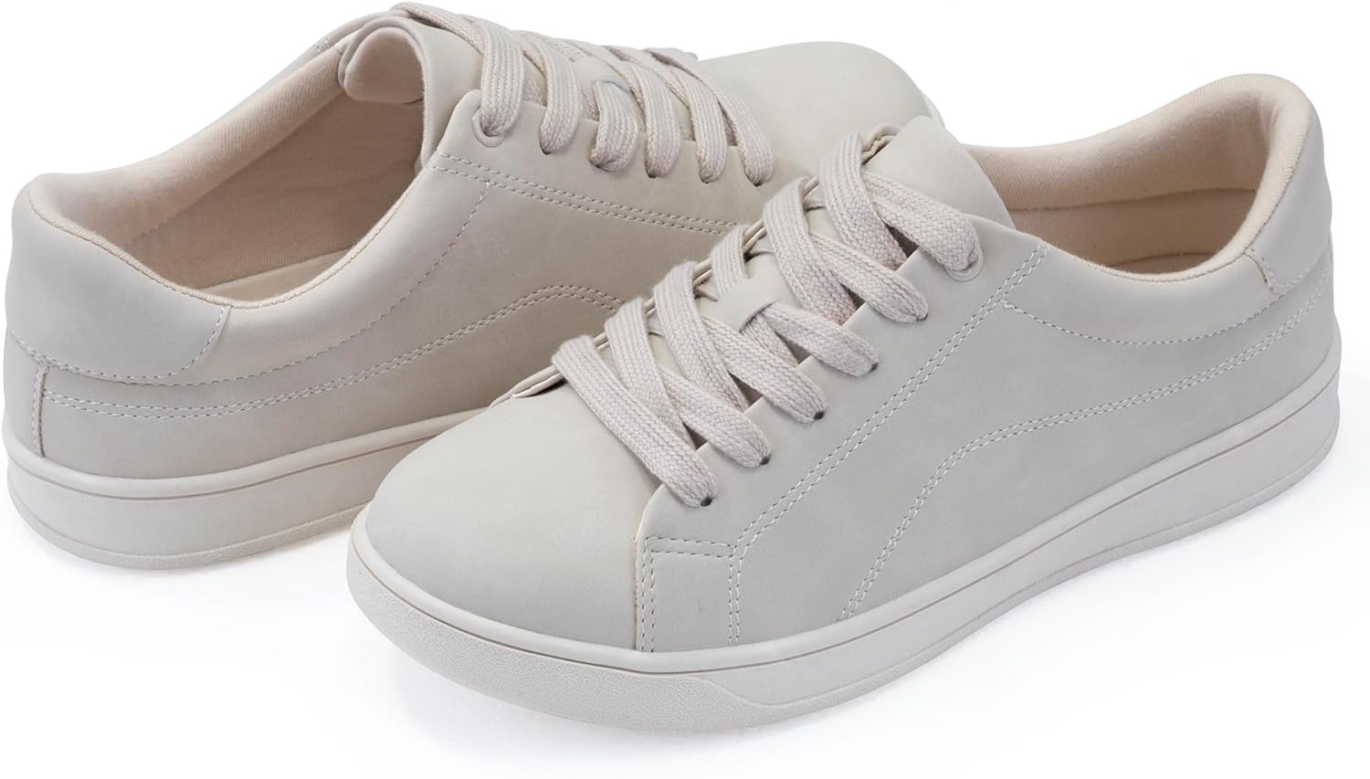 Women's Lace Up Trendy Sneaker Classic Fashion Low Top Walking Shoes - Picture 98 of 109