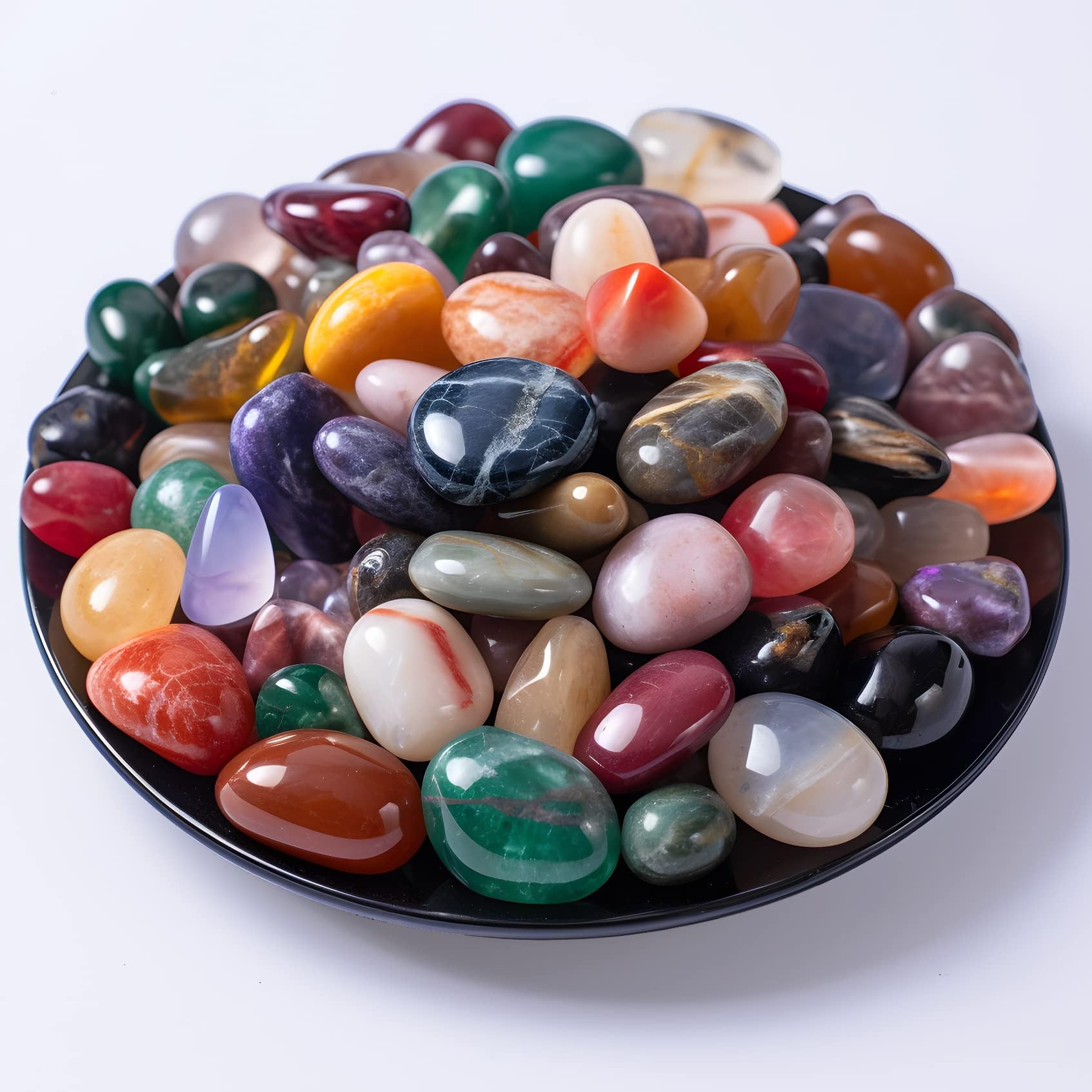 SigMntun Polished Stone Set Mixed Crystals Healing Crystal Bulk