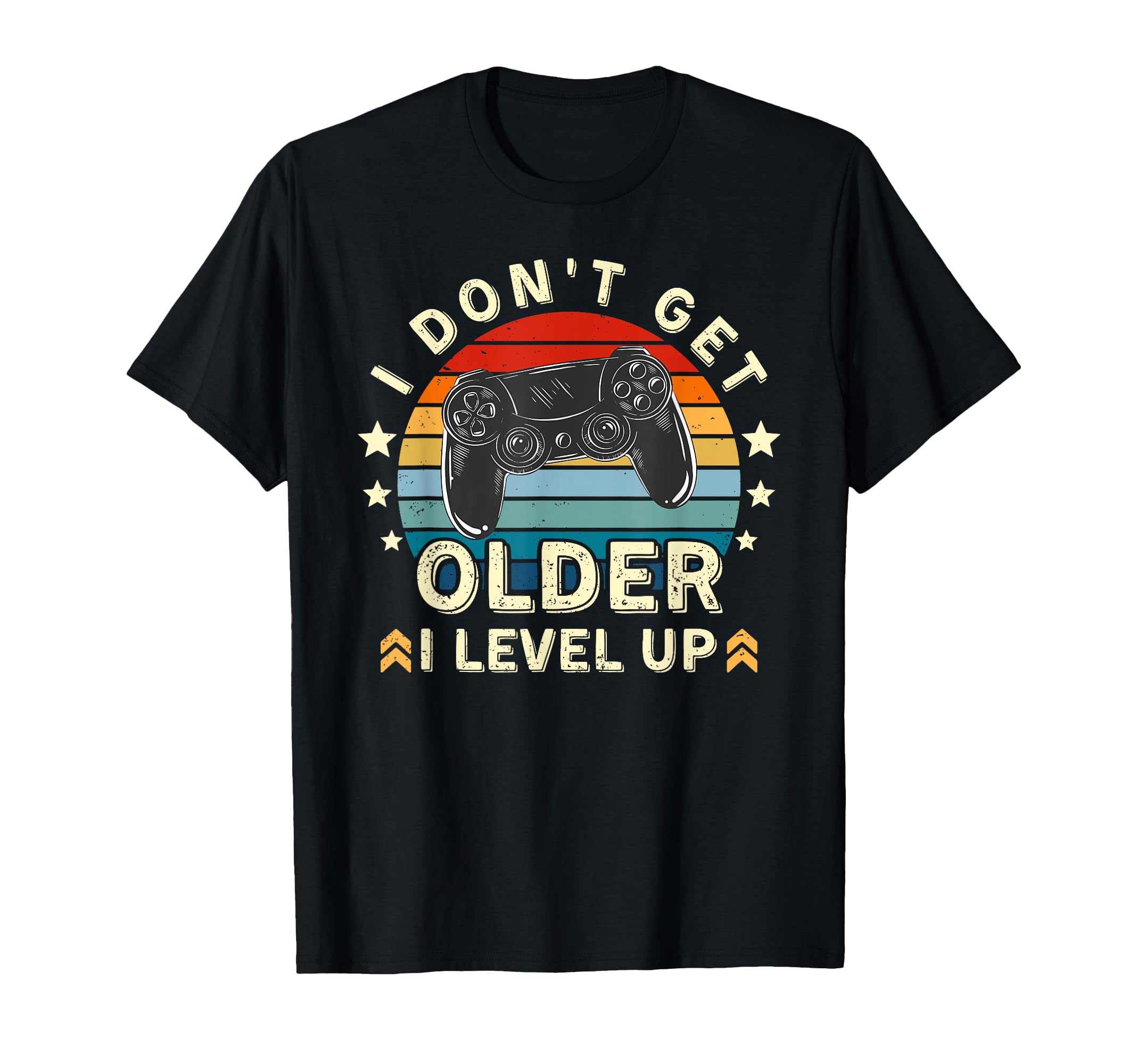 I Don't Get Older I Level Up Video Gamers Day Vintage T-Shirt