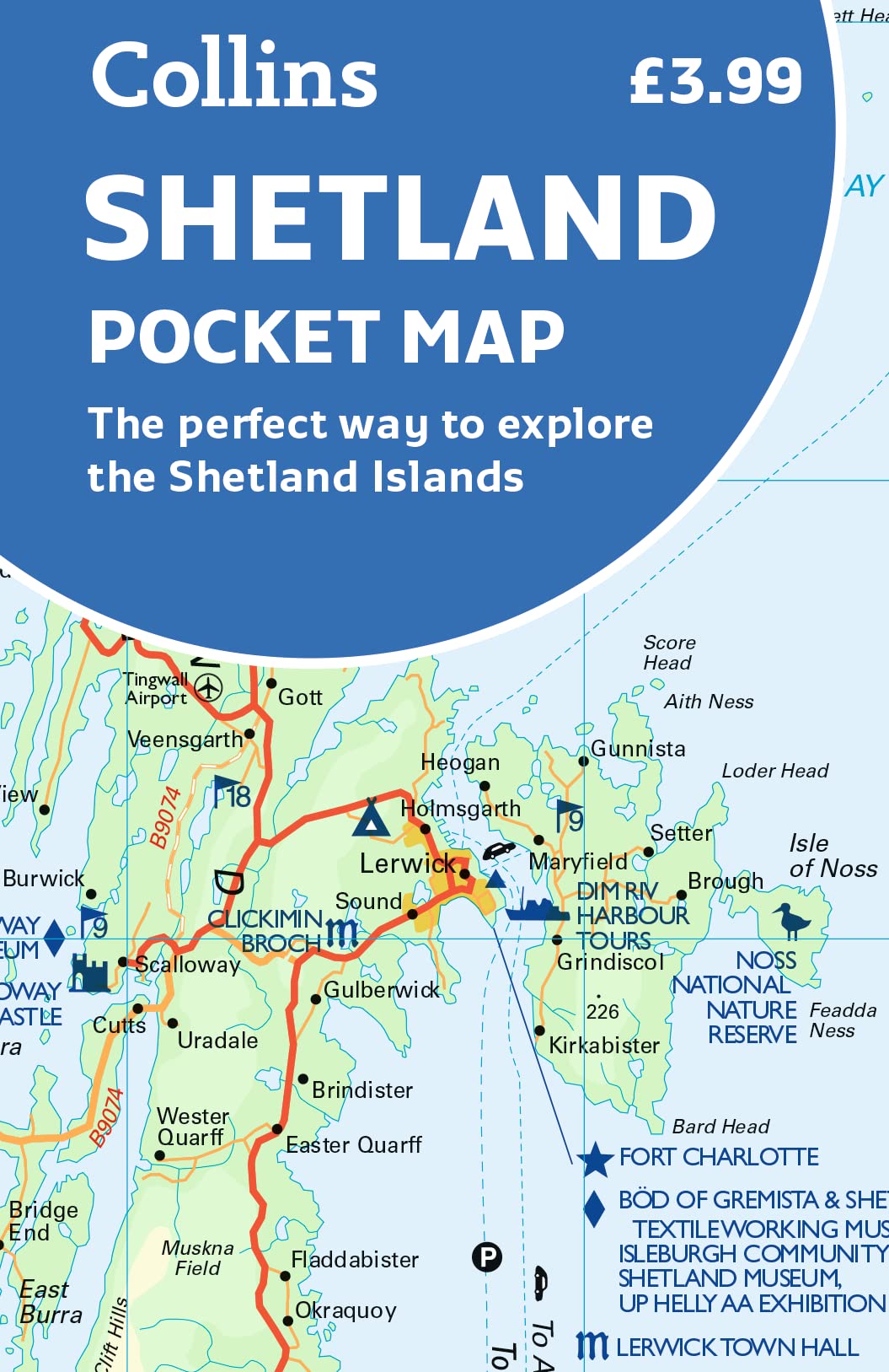 Shetland Pocket Map: The perfect way to explore the Shetland Islands