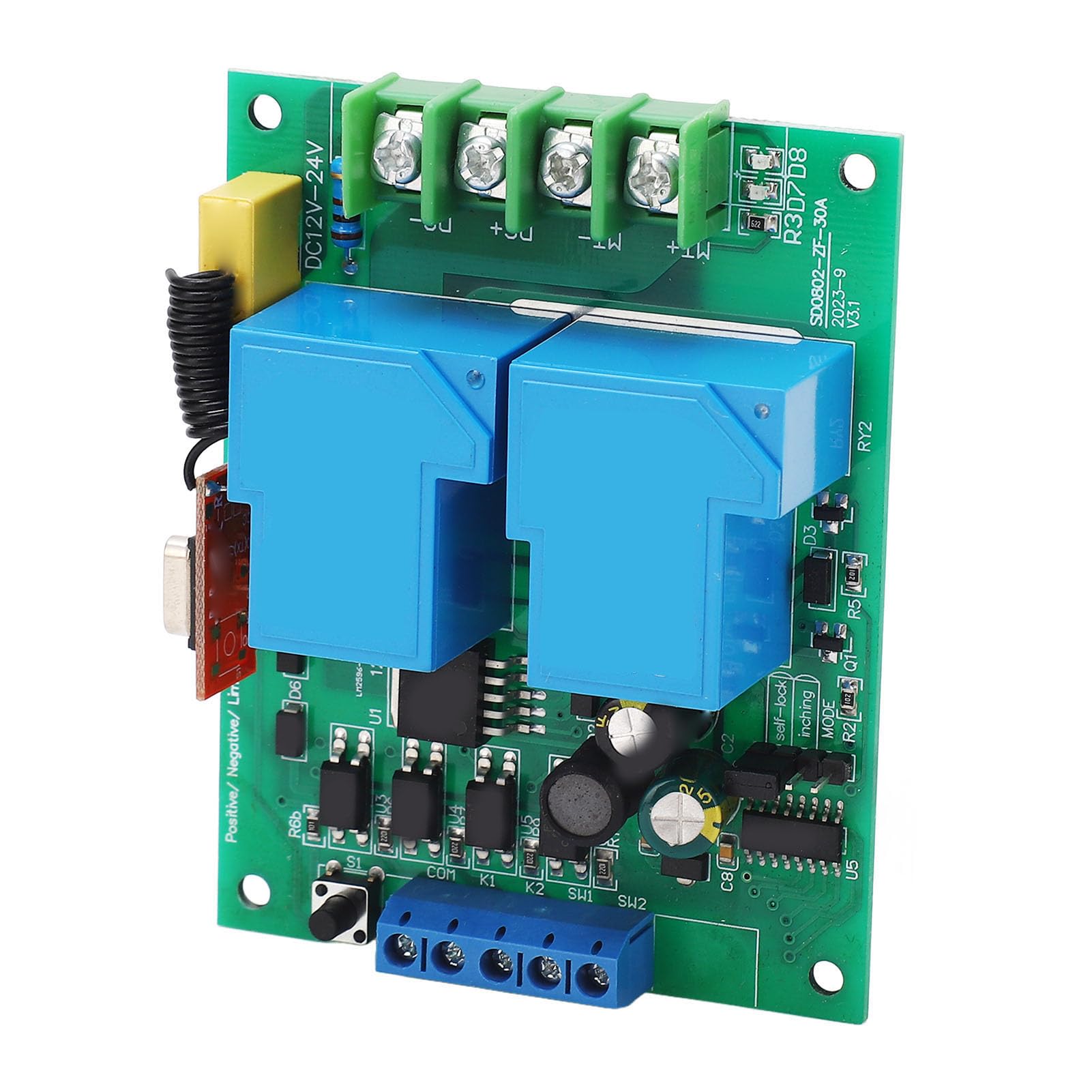Module Commande Moteur DC Télécommande Contrôle Avant Arrière 2 Vitesses pour Robot Voiture RC