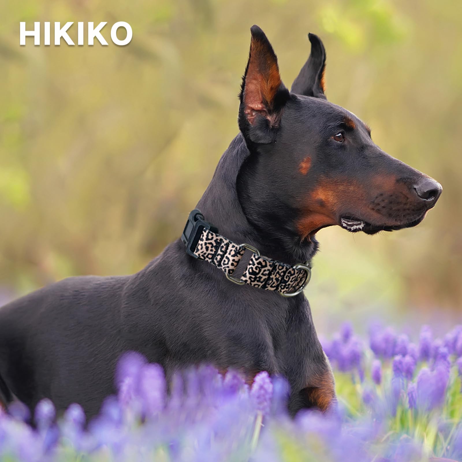 Hikiko Martingale Dog Collar, Classic Leopard Collar for Small Medium Large Dogs Durable Escape Proof Collars (Leopard, S) - Image 3