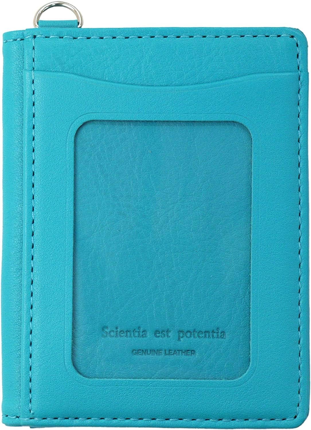 Slip-on Pass Coin Purse Noir Leather