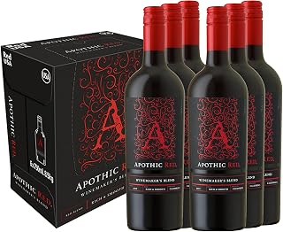 Apothic Red, Californian Red Wine, 6x 750ml bottles