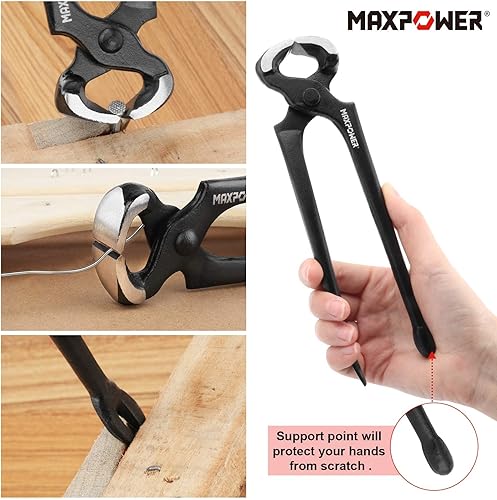 Miniatura 5 de MAXPOWER 4 extractores de clavos de barra de palanca y llave de tubo de 14 pulgadas