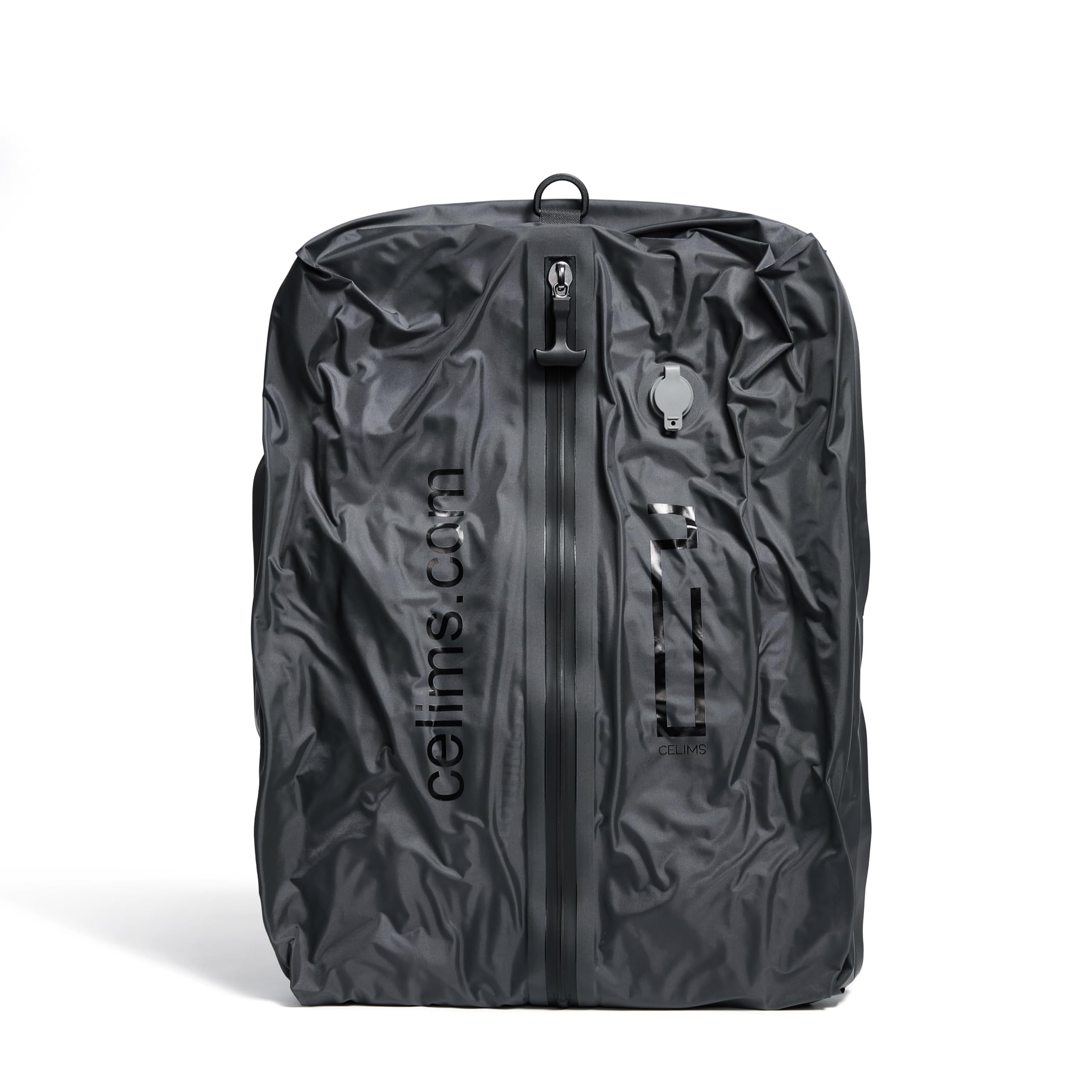 CELIMS – Vakuum-Kompressionsbeutel 48x33x15cm | Vakuumbeutel | 25L | Wasserdicht & Wiederverwendbar | Platzsparend für Koffer | Ideal für Koffer, Reisen und Zuhause | Schwarz