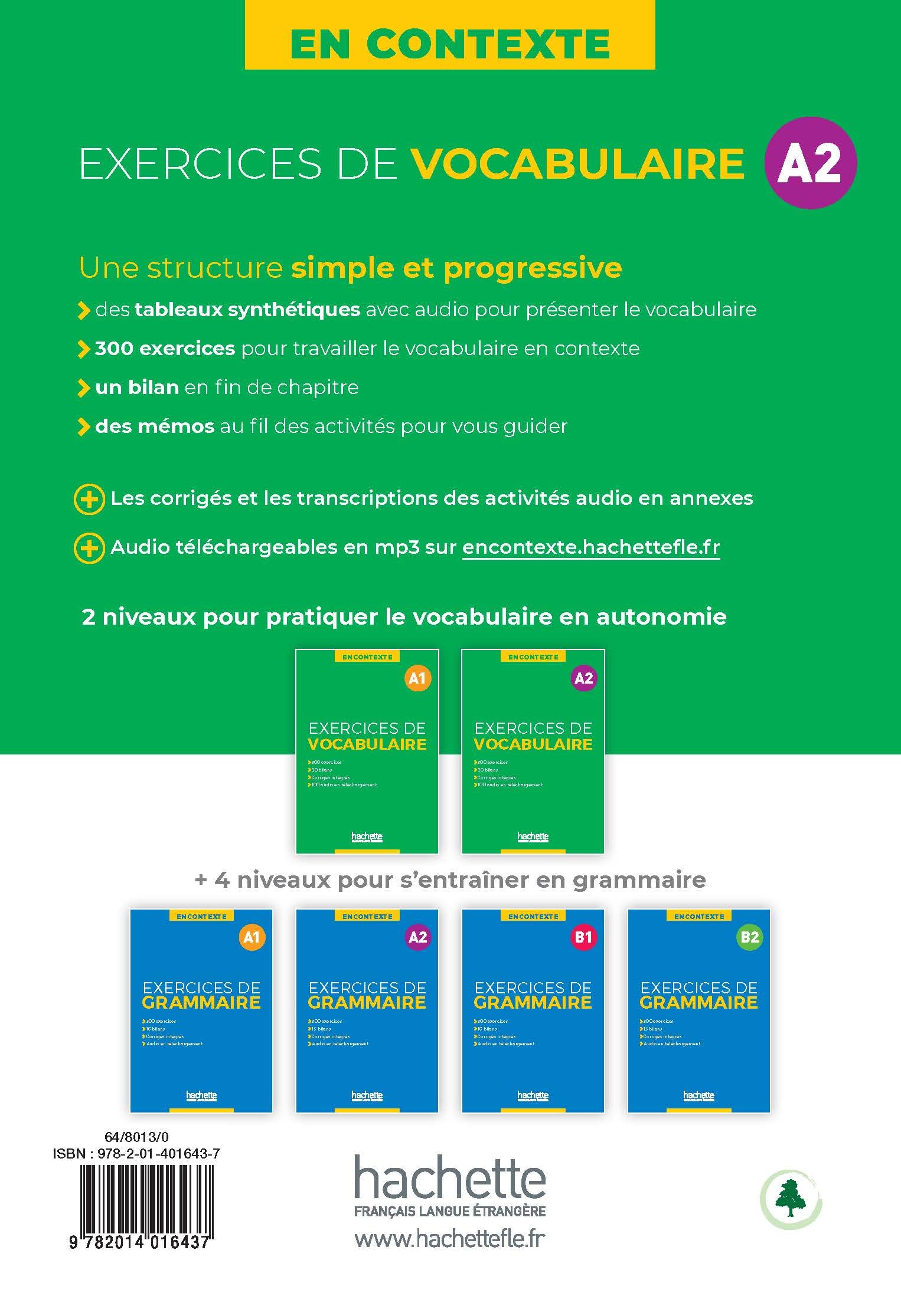 En Contexte - Exercices de vocabulaire (A2): Cahier d'entraînement: Vol. 2