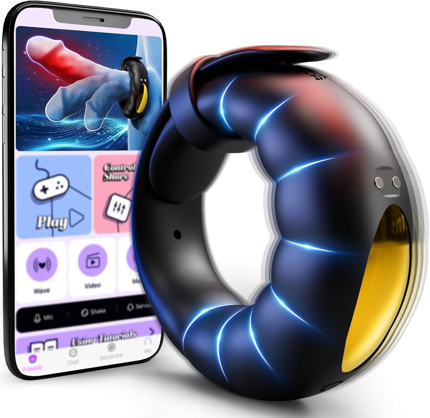 2026 Cook Ring Sx Toy 10X Modes Prostrate Viboatorr and one-Touch Recovery Portable Soft Silicone Easy to Wearable Control on Panties Viboators, Controller for Male Mens Black 1ak