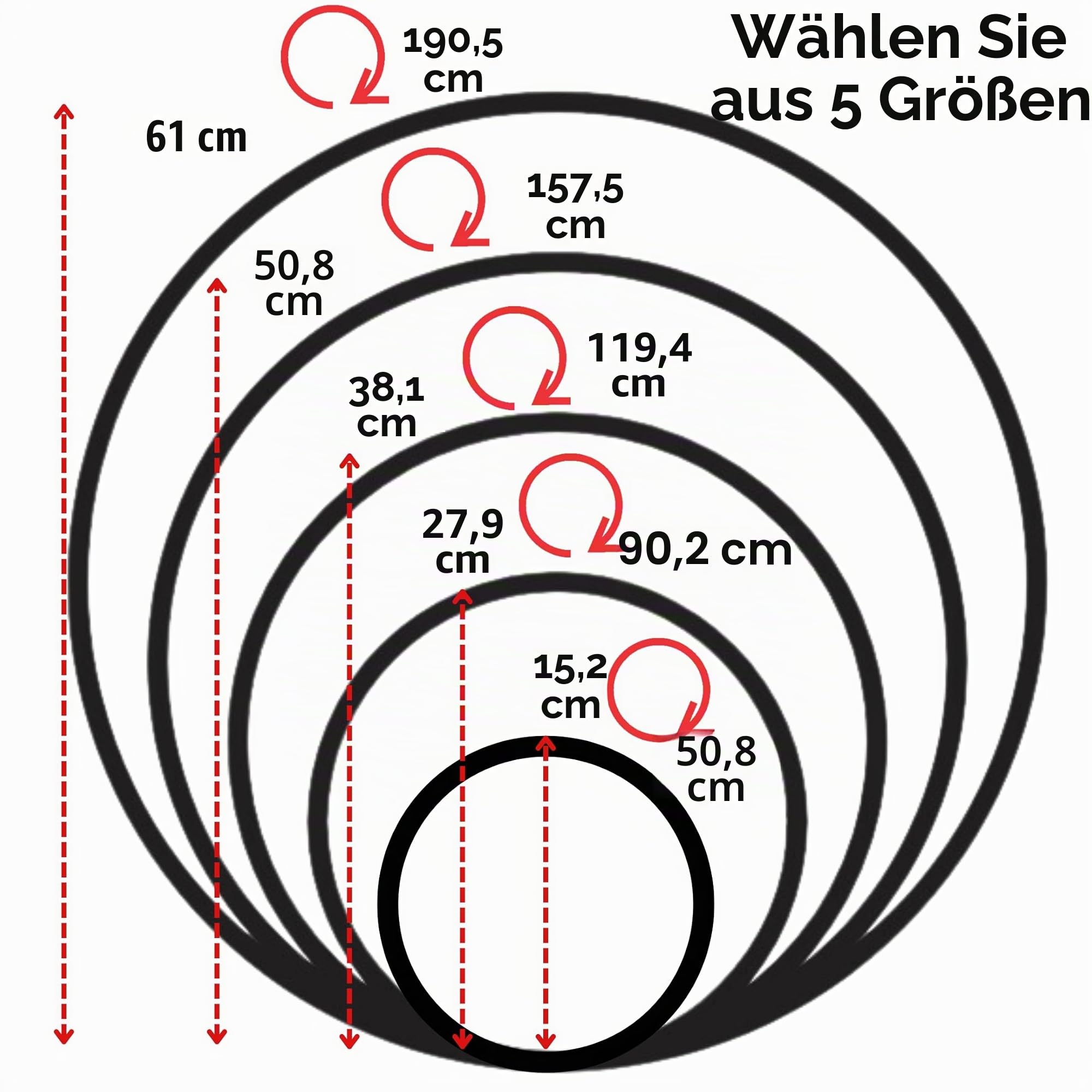 50,8 cm Durchmesser Messen & Markieren C-Pi-D Rohrumwicklung – ein Rohrmess- und Markierungswerkzeug und Rohrschneideführung. Zum Umwickeln und Durchlesen von Design für Umfang, Durchmesser,