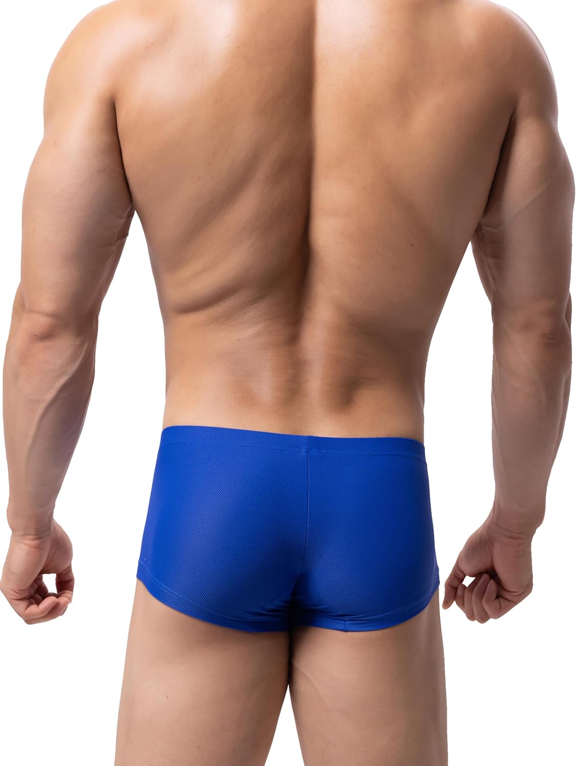 iKingsky Men's Breathable Bulge Boxer Briefs Sexy Low Rise Pouch Shorts Soft Underpanties for Men - Image 3