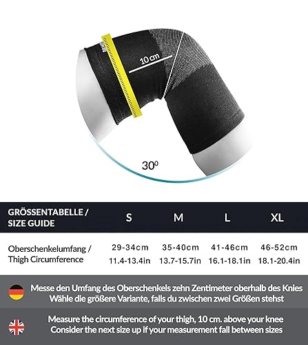 Miniatura 8 de Rodillera de compresión para hombres y mujeres, rodillera de compresión para corredor, levantamiento de pesas