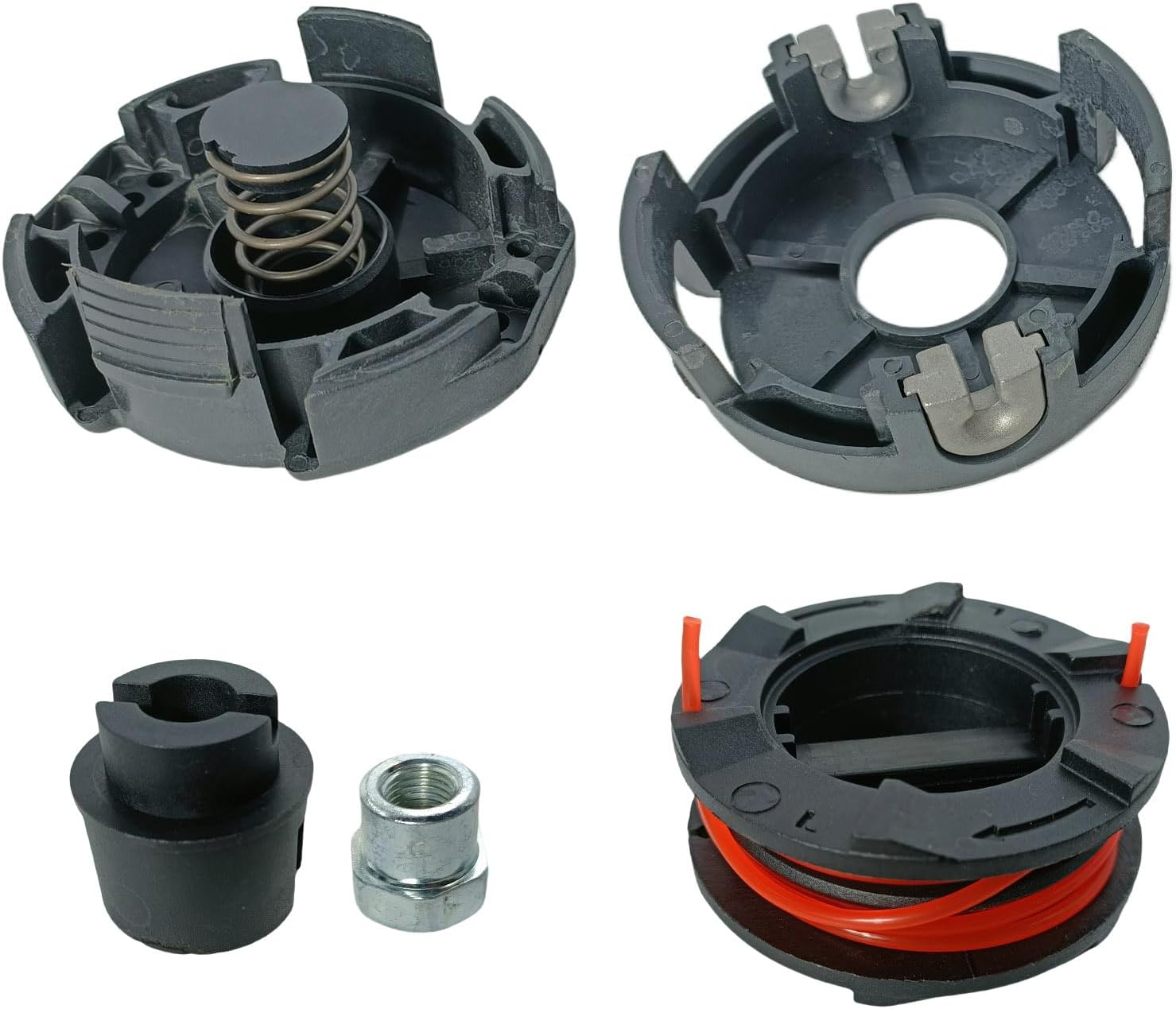 5 PACK String Trimmer Head SRM-225 210 for Echo Speed Feed 400 SRM-230 SRM225 SRM-210 SRM2100 Shindaiwa T195S T220 T222 T230 T231 Echo Weed Eater Head PAS210 PAS211 PAS225 PAS230 PAS231 PAS260