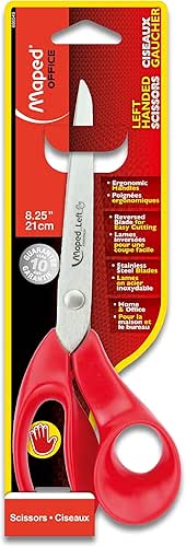 Maped - Expert Left-Handed 8.25 Inch Scissors - Multipurpose -