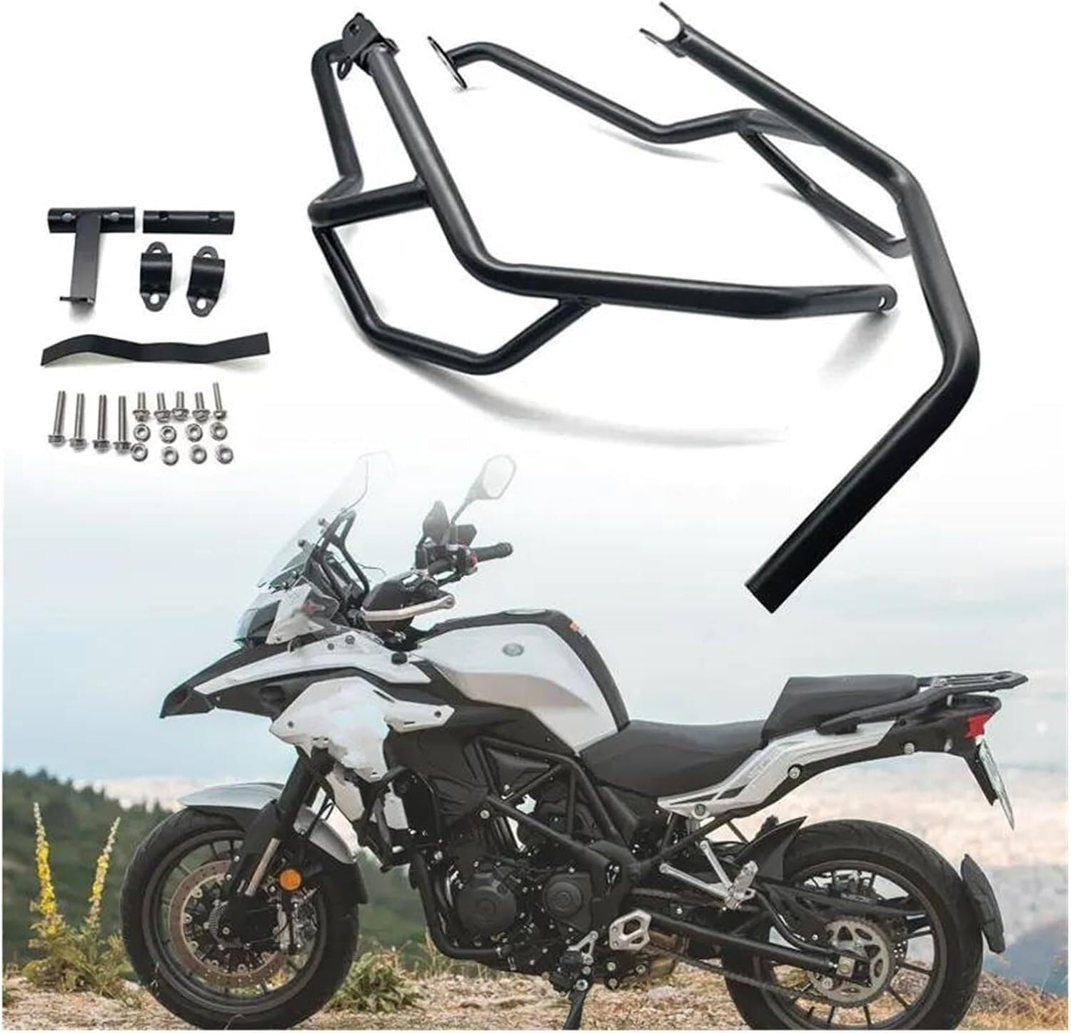 Barre protezione moto Barra di protezione per moto da autostrada per Benelli per TRK502 per TRK502X BJ500GS-A 2017-2020