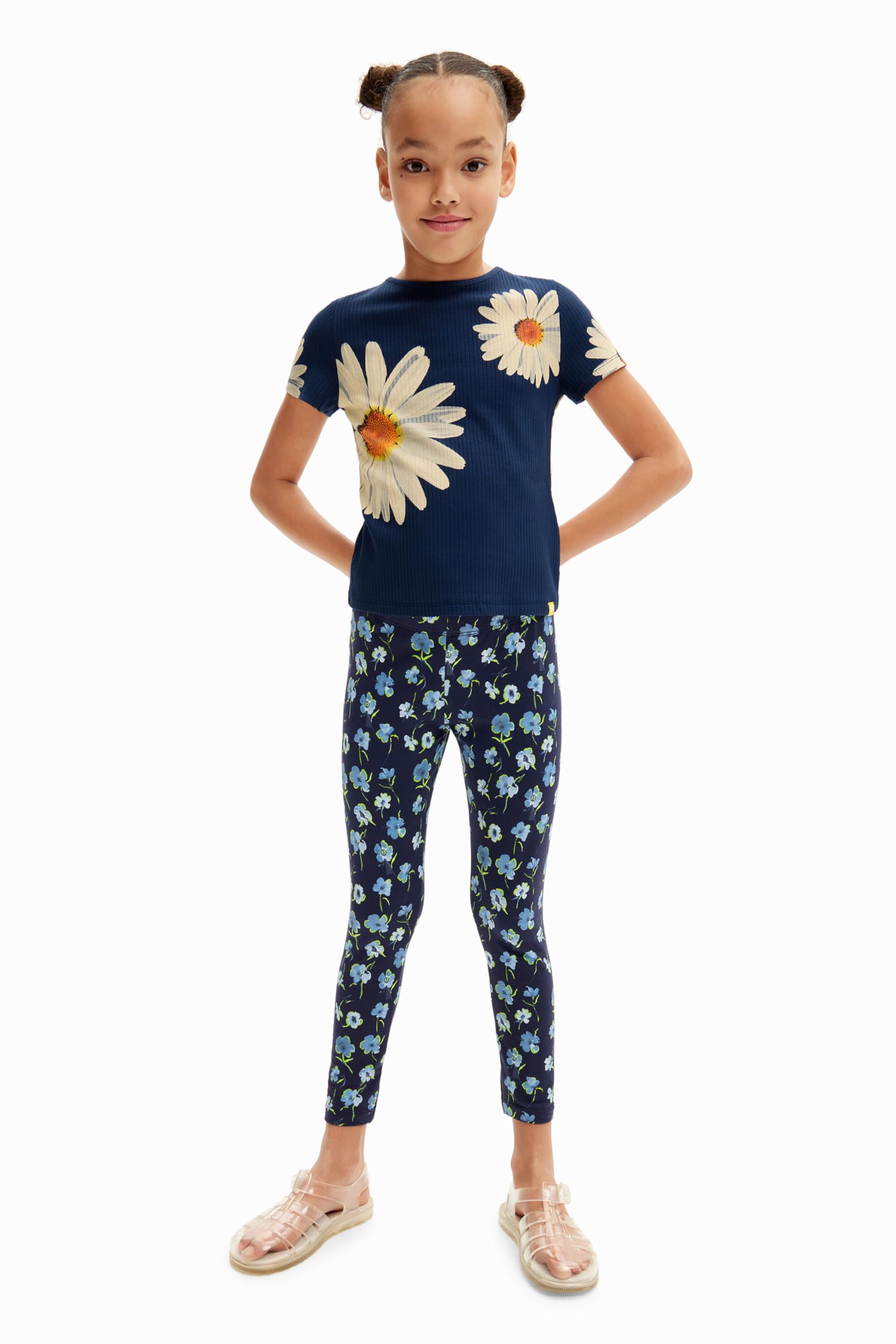 Desigual Girls Legging_Bernie Leggings, Blue,