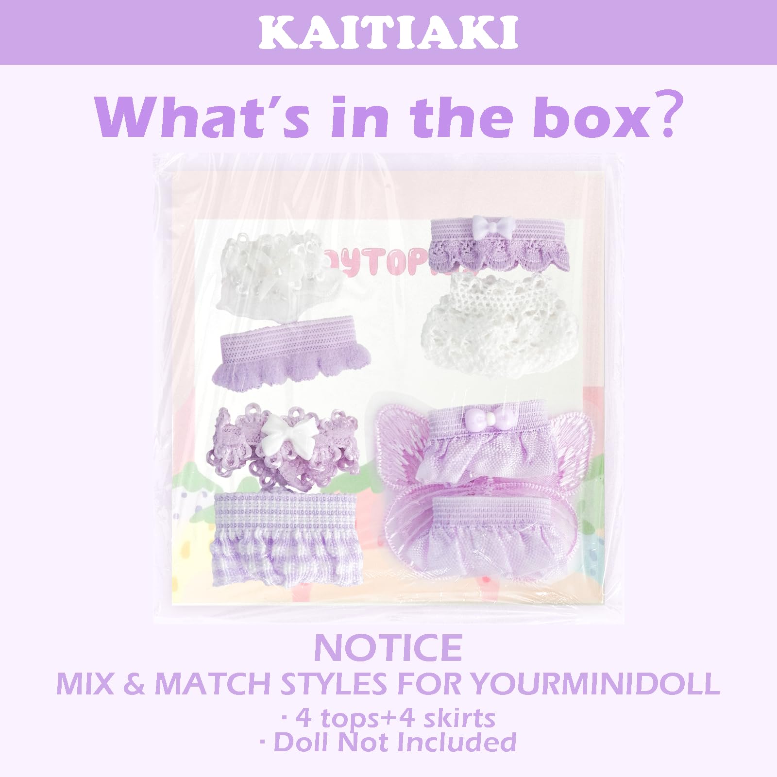 Toyvian 4 Ensembles Vêtements De Poupée Belles Tenues De Poupée Min