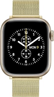 Watchband for Smartwatch, Classic Mesh Leater Farbic Watchband for Apple Watch