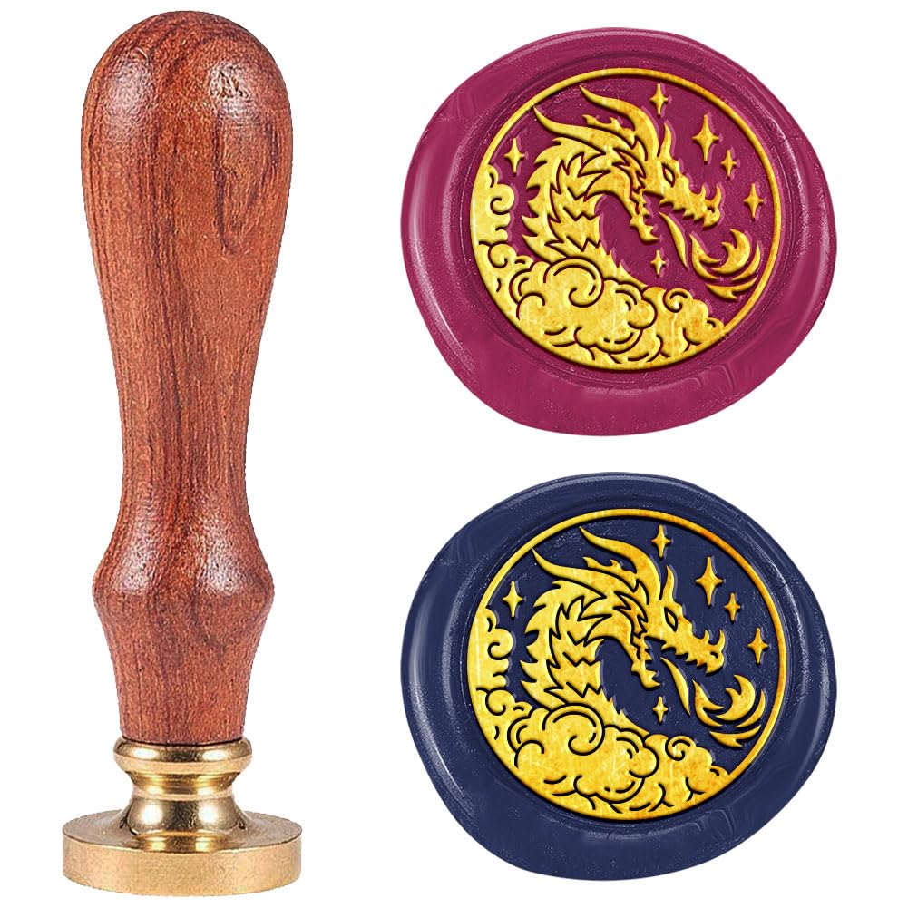 DELORIGIN 1" Wax Seal Stamp Dragon