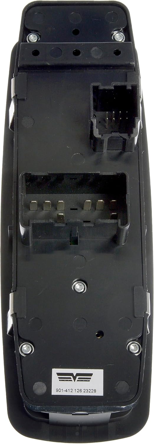 Dorman 901-412 Front Driver Side Power Window Switch With Auto Down, Fixed Rear Windows, Power Folding Mirrors Compatible with Select Chrysler / Dodge Models